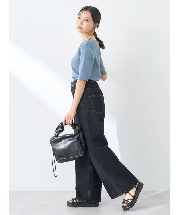 earth music&ecology メロ－リブプルオーバー Sax