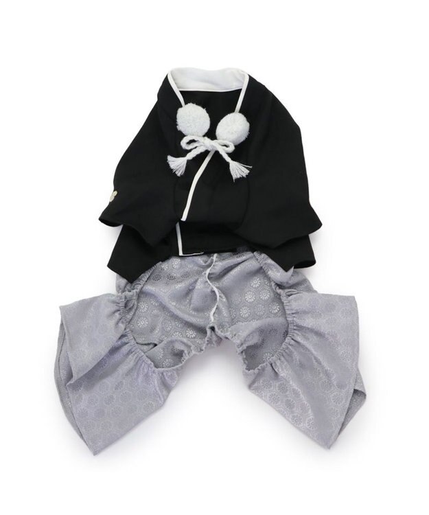 PET PARADISE ペットパラダイス 金糸紋付き袴 中型犬 大型犬 黒