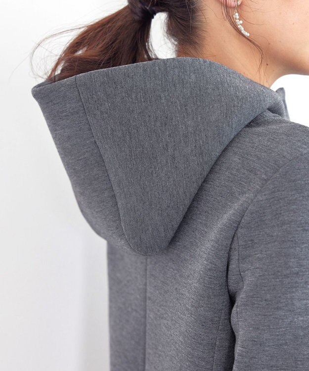 Tiaclasse ショートパーカーコート チャコールグレー