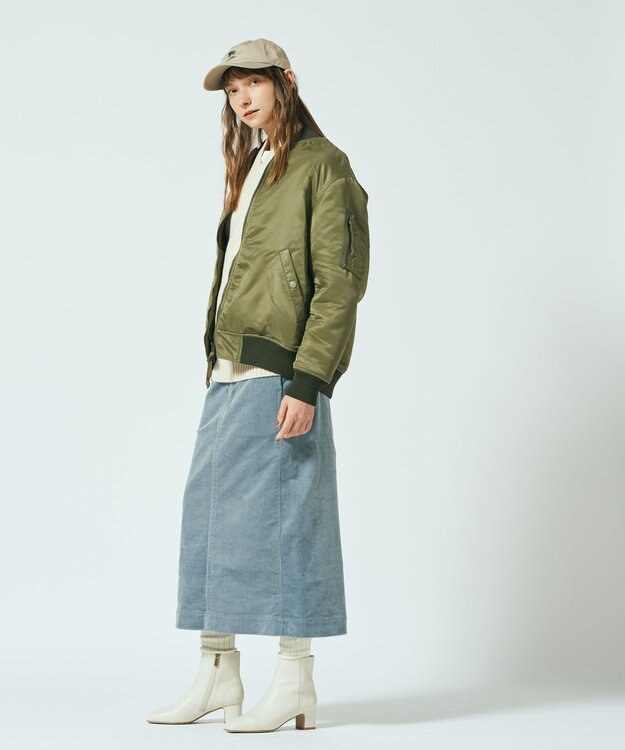 J.PRESS YORK STREET 【UNISEX】リバーシブルMA-1 ベージュ系