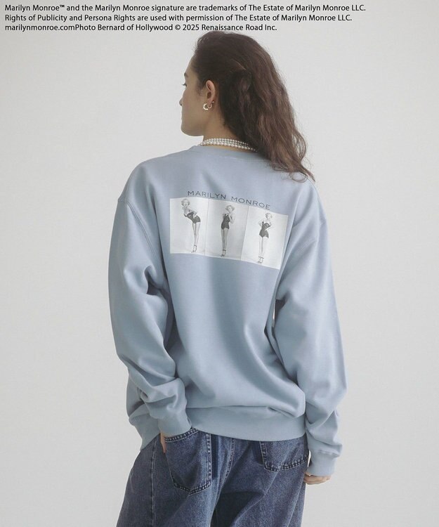 Green Parks ■Ｍａｒｉｌｙｎ　Ｍｏｎｒｏｅ　３ポーズｐｔスウェット Blue