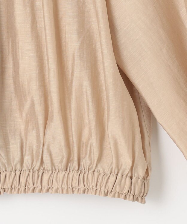 Feroux 【洗える】シアー ブルゾン ベージュ系