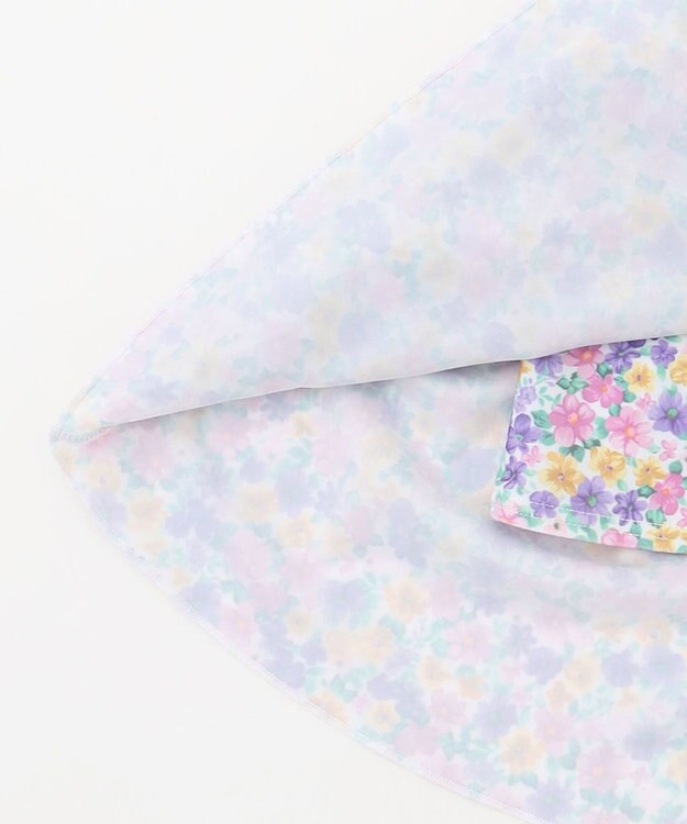 ANY KIDS 小花柄 セパレート水着 エクリュ