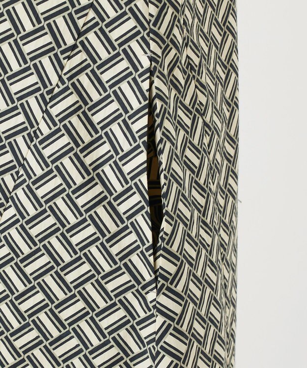 23区 【R(アール)】ジオメトリックプリント ワンピース ジオメトリックプリント