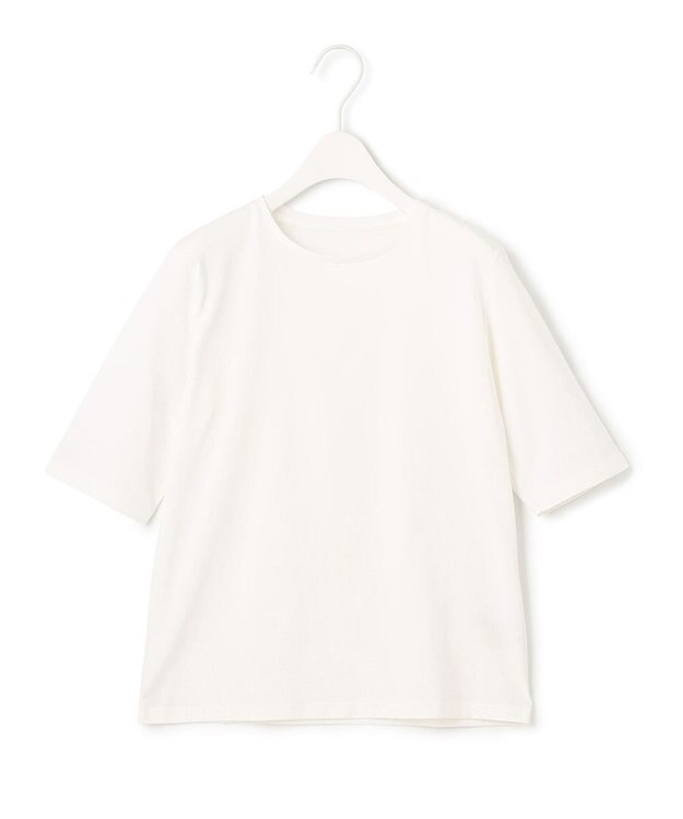 ICB L 【洗える】 ベーシック Tシャツ オフホワイト系