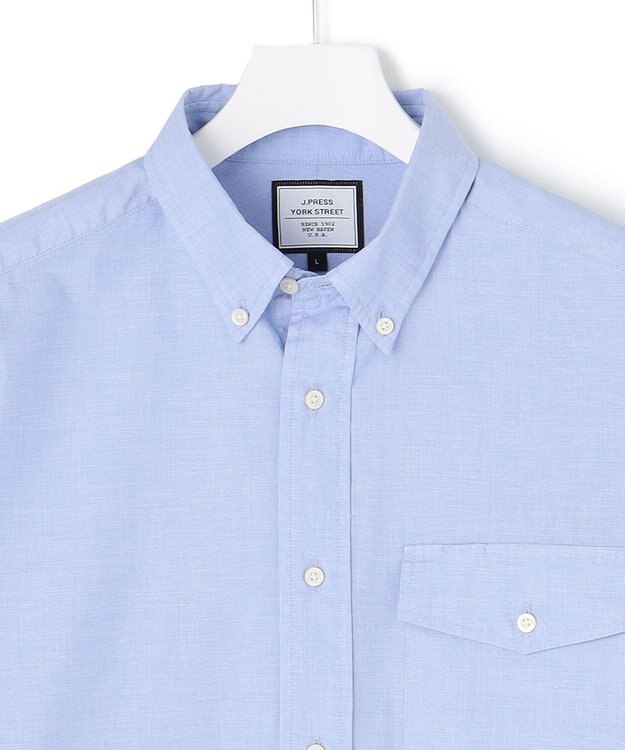 J.PRESS YORK STREET 【UNISEX】ボタンダウンシャツ サックスブルー系