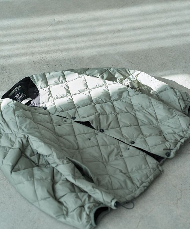 UNFILO 【MEN】UNFILO × TAION キルティングブルゾン オリーブ系