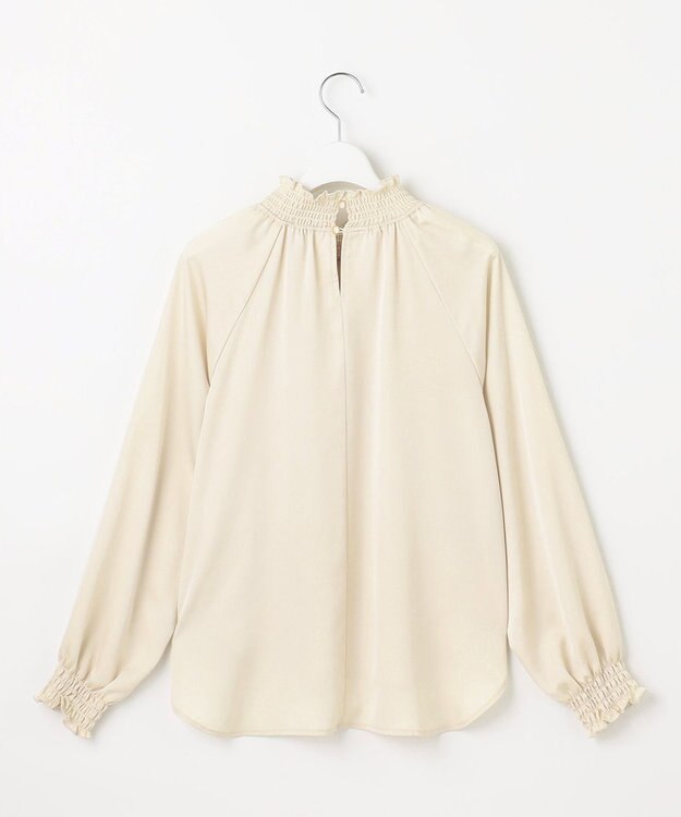 Feroux 【WEB一部店舗限定】スタンドネック ブラウス アイボリー系