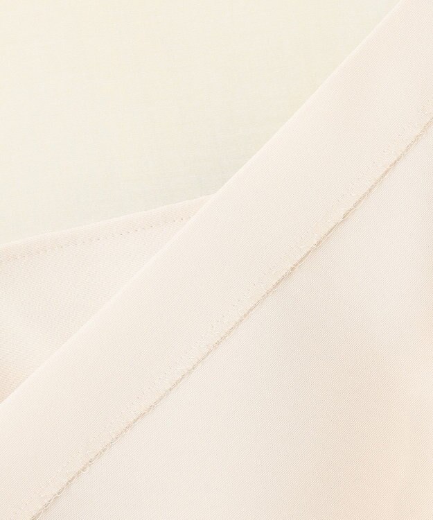 uncrave 【防シワ・洗濯機洗い可】ウォッシャブルダブルクロス ビスチェ ブラウス エクリュ