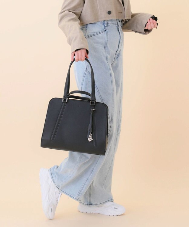 ACE BAGS & LUGGAGE W&.Day/Night マール ダブルハンドルトート A4ジャストサイズ 15301 ダブルアンドデイナイト ブラック