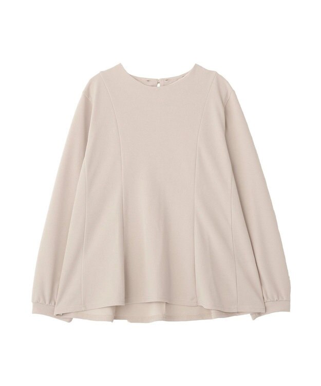 YECCA VECCA 2wayレース襟ブラウス Gray Beige