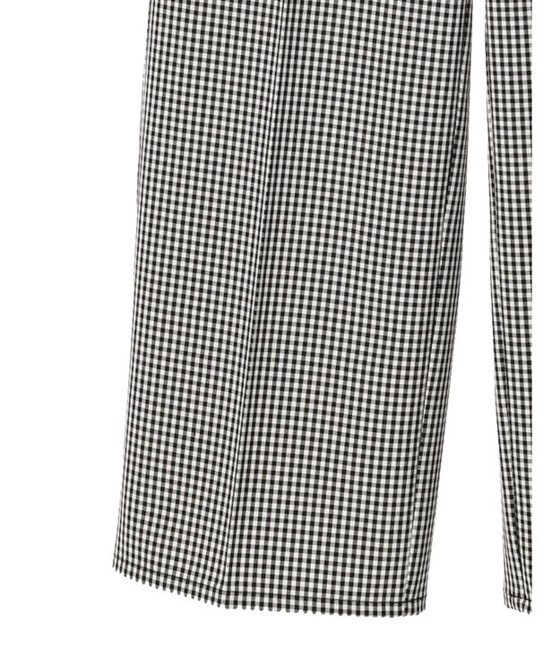 earth music&ecology Ｔ／Ｒストレートパンツ Gingham Check