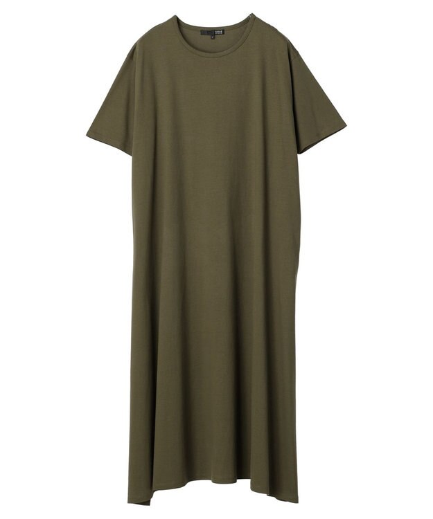 Green Parks ・ＳＵＧＡＲ　ＳＰＯＯＮ　カットフレアワンピース Khaki