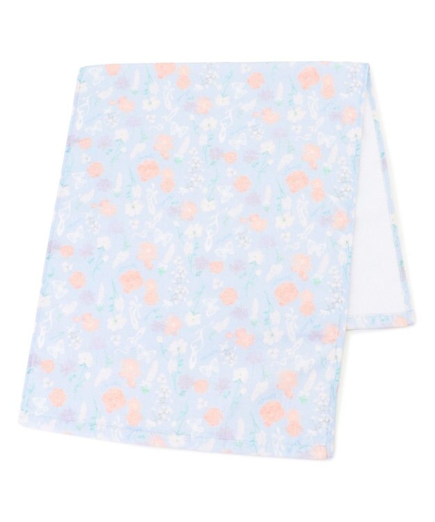 Chacott フラワーフェイスタオル ベビーブルー