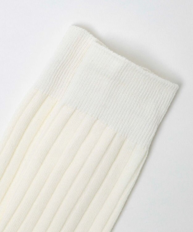 WEGO ゆるリブハイソックス オフホワイト