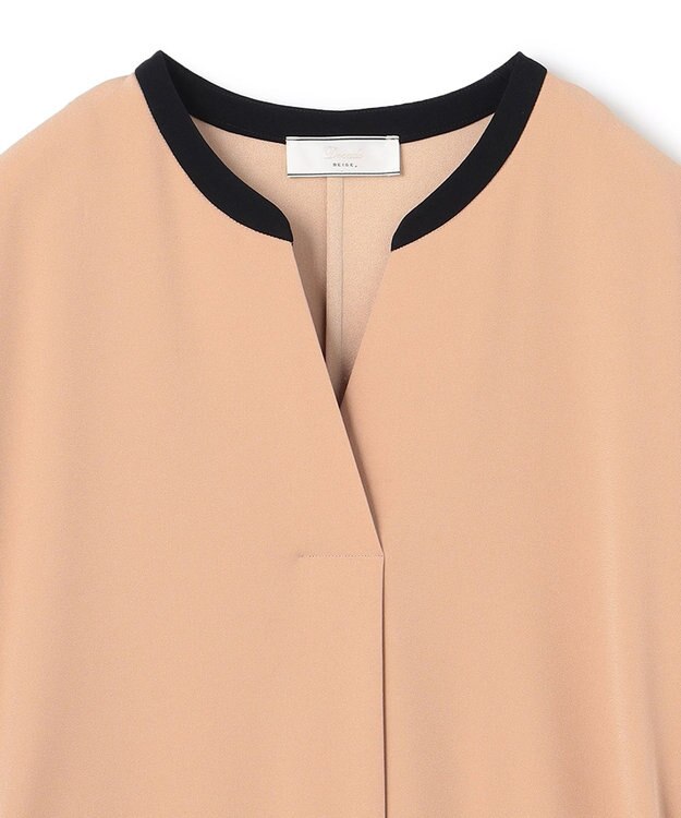 BEIGE， CINDY / Vネックワンピース D.Nude×Black