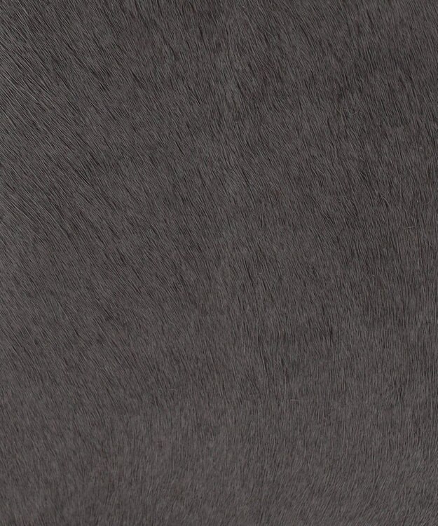 UNBILLION perche 牛革ハラコタイプ×ゴートモバイルウォレットショルダー グレー