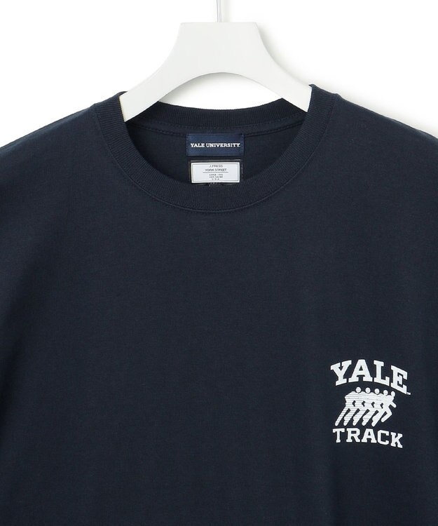 J.PRESS YORK STREET 【UNISEX】YALE × J.PRESS YORK STREET コラボTシャツ ネイビー系