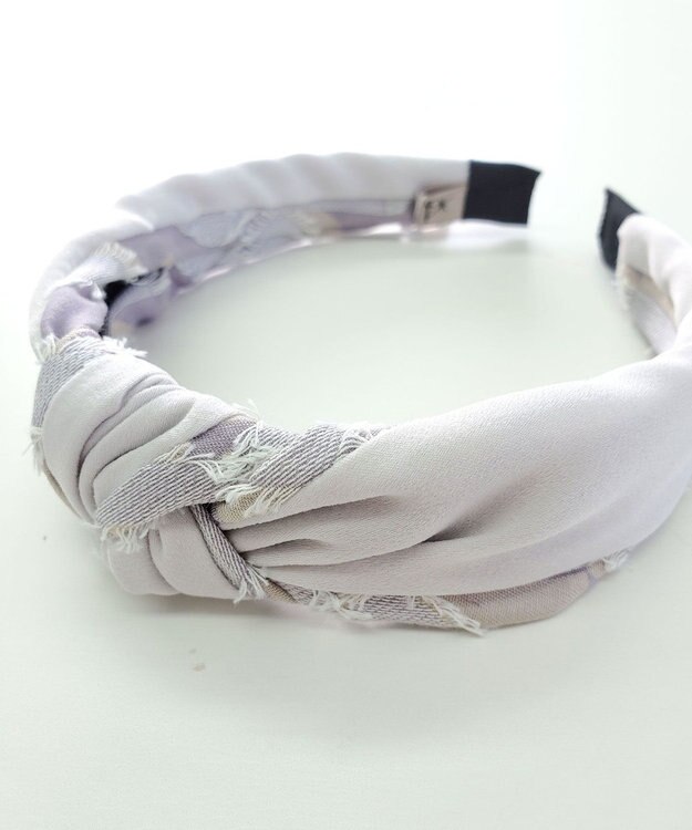 POLS ジャガード織  HAKO カチューシャ ベージュ