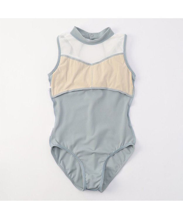 Chacott ハイネックレオタード アクアグリーン