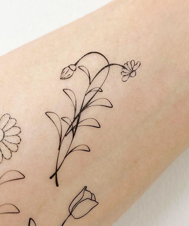 WEGO シンプルモチーフタトゥーシールA 柄8