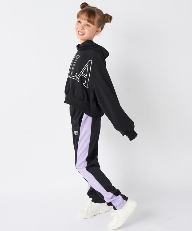 OP／FILA 【FILA】ショート丈スウェット/キッズ ブラック