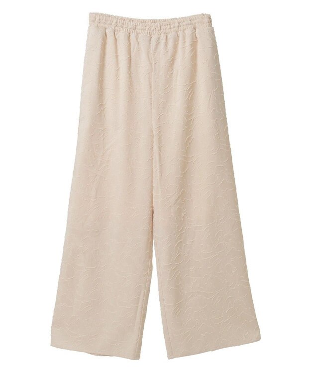 CRAFT STANDARD BOUTIQUE カットジャガードパンツ Ivory