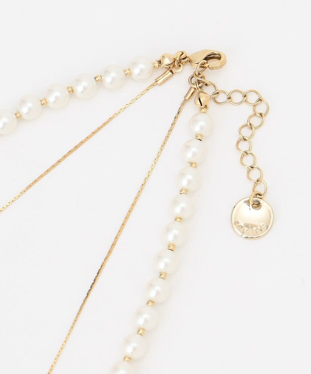 ANY SIS ジュエルパール調2連 ネックレス キスカ