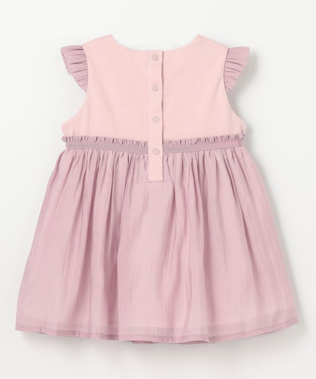 組曲 KIDS 【80~100㎝】ベビーフラワー ドレス ピンク系