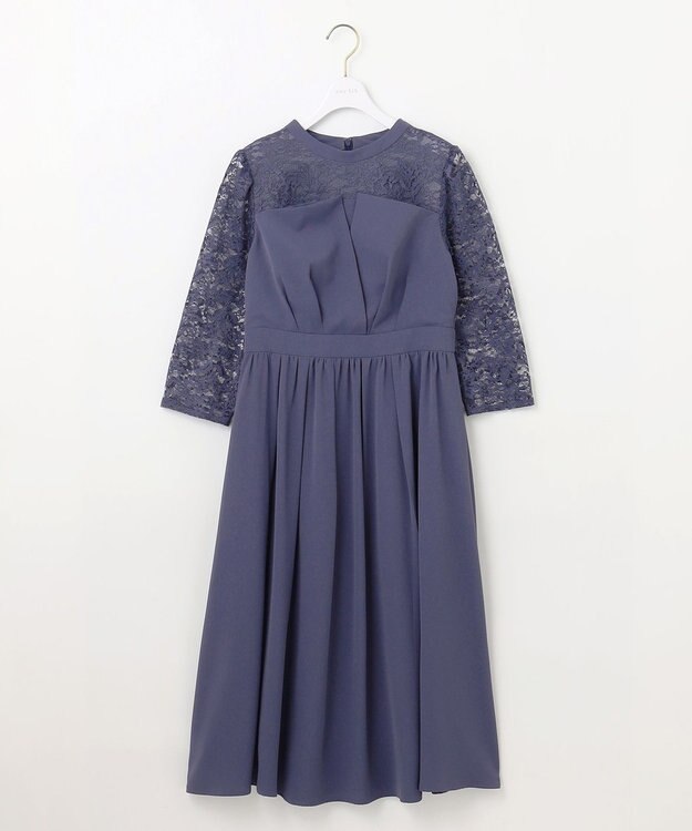 ANY SIS 【洗える】ビスチェディテール ドレス ブルー