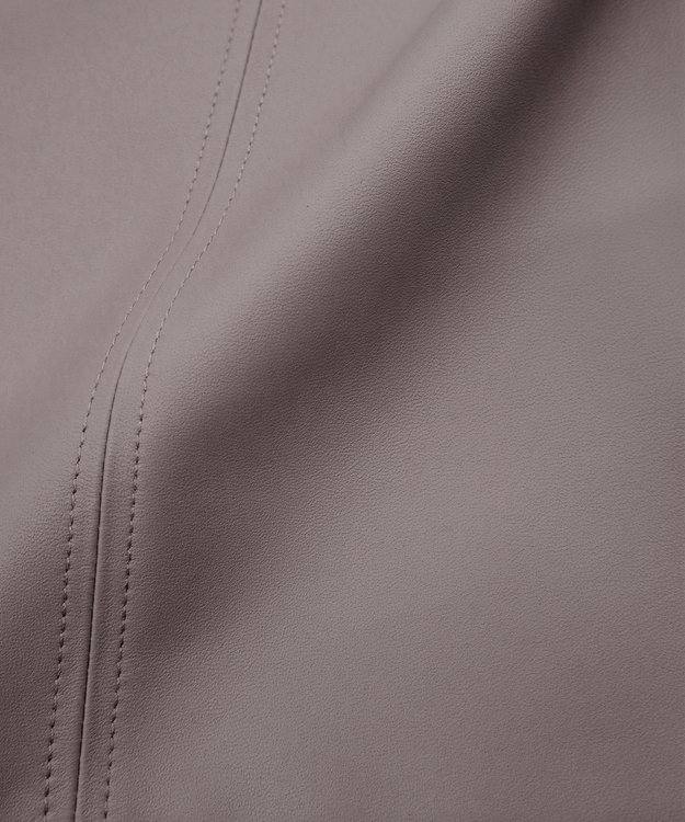 本革】ノーカラーシープレザージャケット / Tiaclasse L