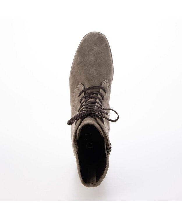 MODE ET JACOMO <D'ICI>ウェッジソールレースアップブーツ オークスエード