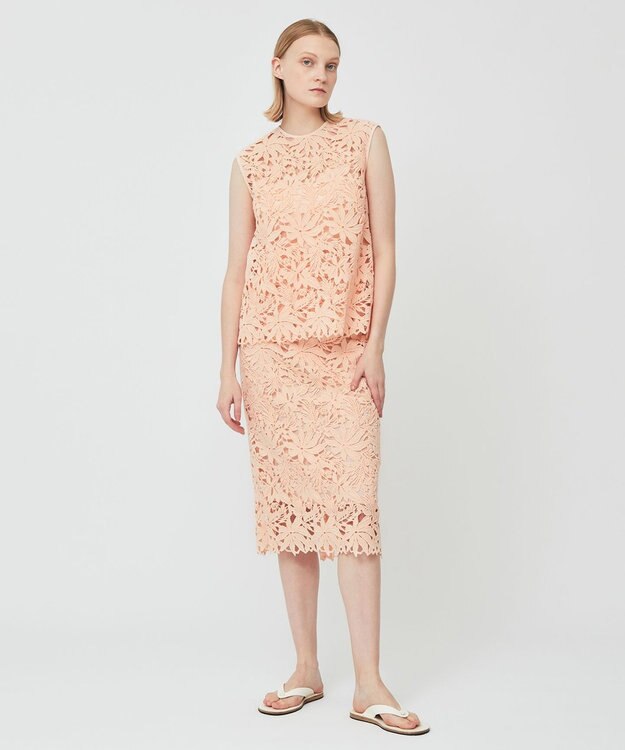 BEIGE， NARCISSUS / レースブラウス Peach