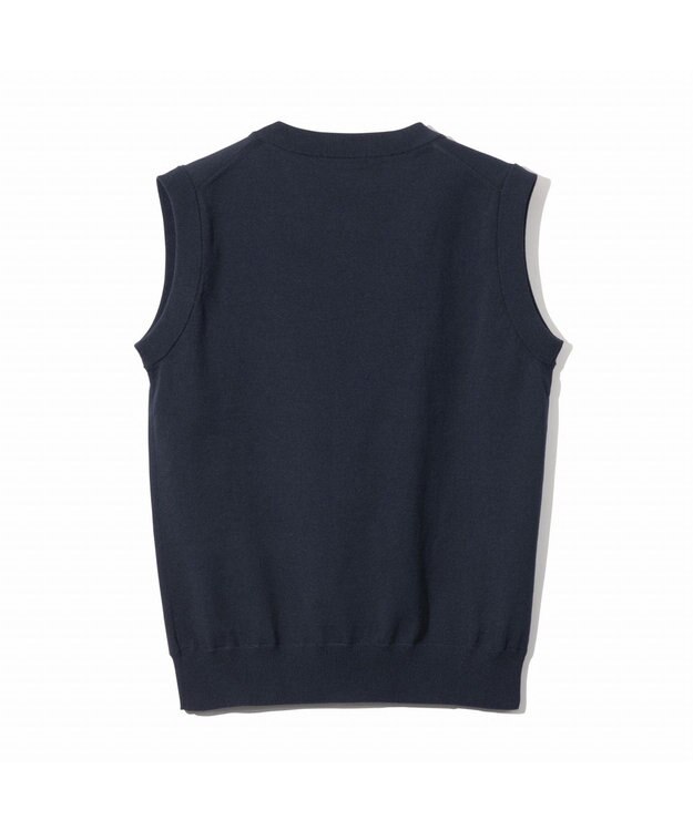 ZERO HALLIBURTON ジッパーサマーニットベスト ZHG-W5S3a 82976 ネイビー