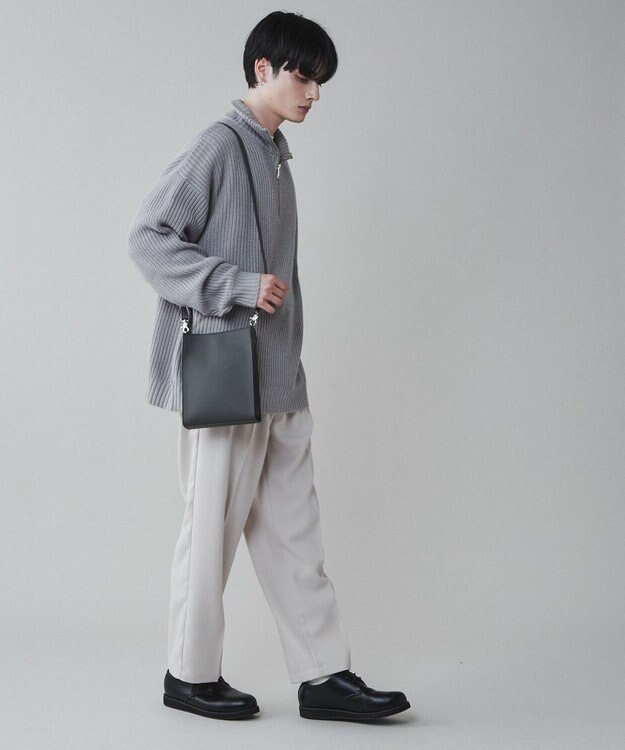 WEGO PUスクエアショルダー グレー