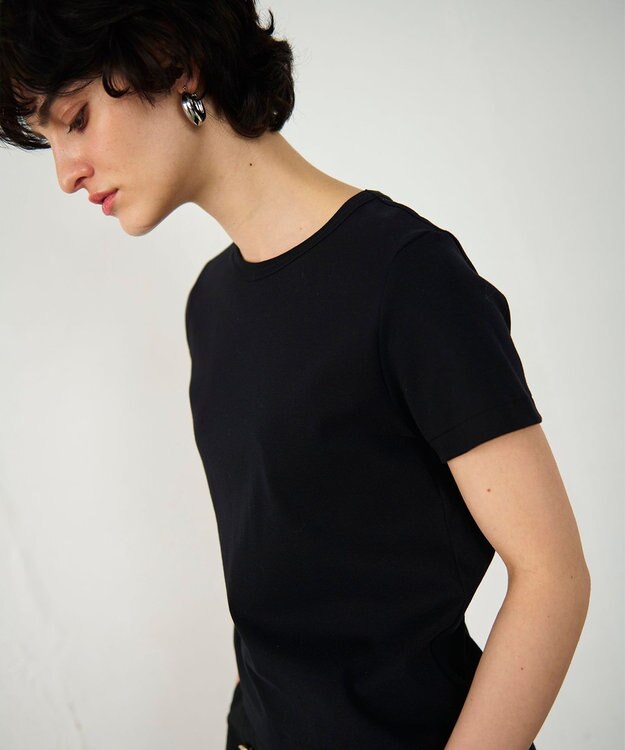 GRACE CONTINENTAL フライスコンパクトトップ ブラック