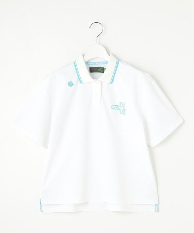 PW CIRCULUS 【UV遮蔽率95.3% UVカット / 速乾 / ストレッチ】【WOMEN】PW NEW ベーシックポロ ゴルフウェア レディース ホワイト系