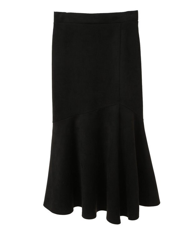 Green Parks マシュマロスエードマーメイドスカート Black