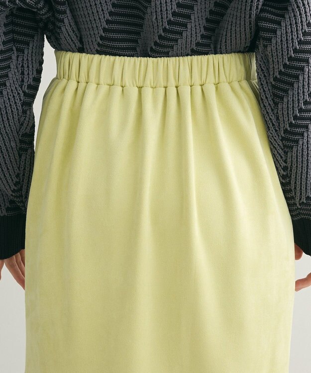 Green Parks マシュマロスエードマーメイドスカート Yellow