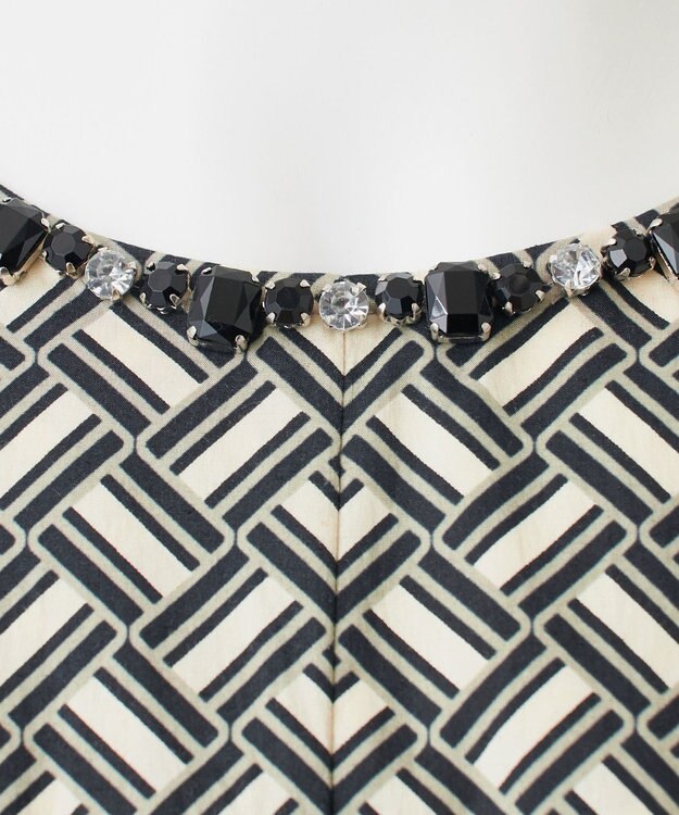 23区 【R(アール)】ジオメトリックプリント ワンピース ジオメトリックプリント