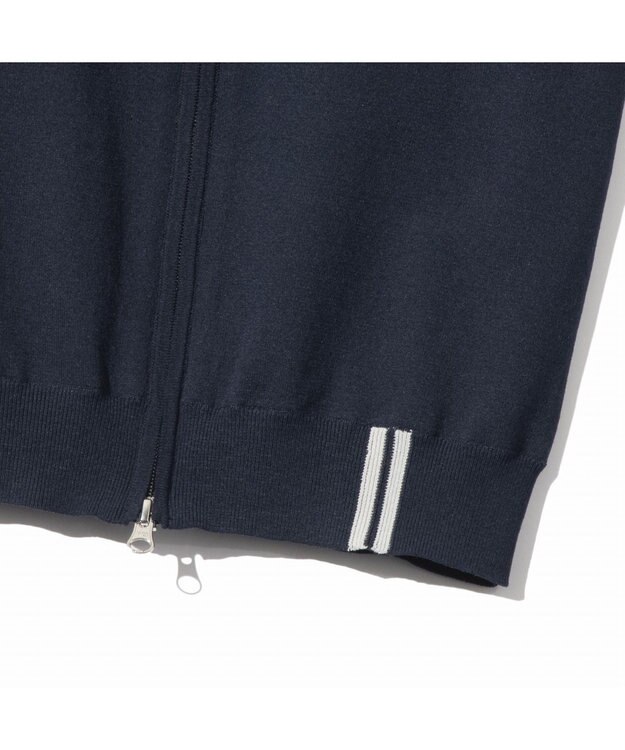 ZERO HALLIBURTON ジッパーサマーニットベスト ZHG-W5S3a 82976 ネイビー