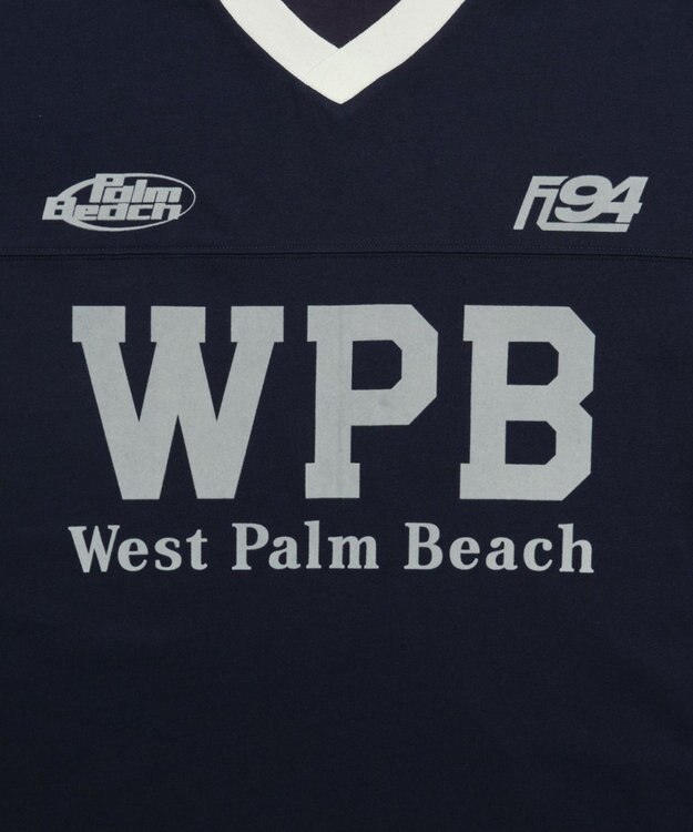 WEGO グラフィックフットボールT（SS） ネイビー