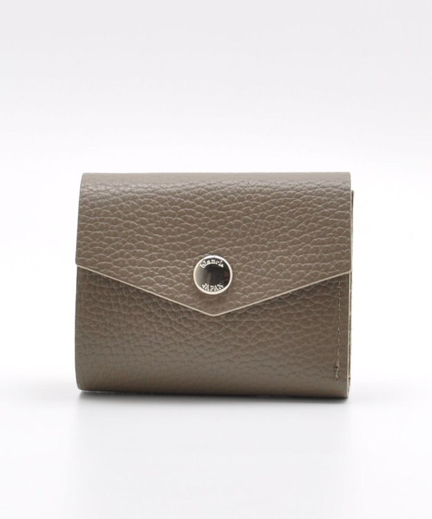 blancle シュリンクレザー 三つ折りウォレット トープ