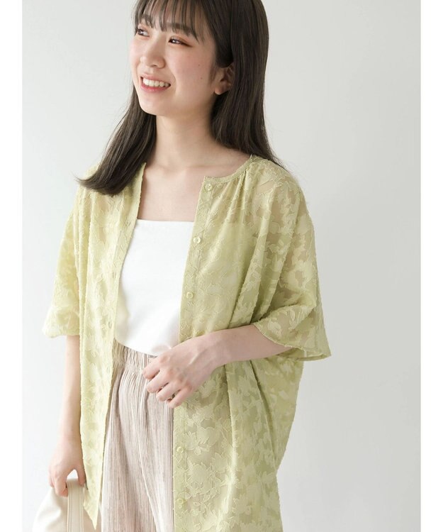 Green Parks ２ＷＡＹ　ジャガードチュニック Green