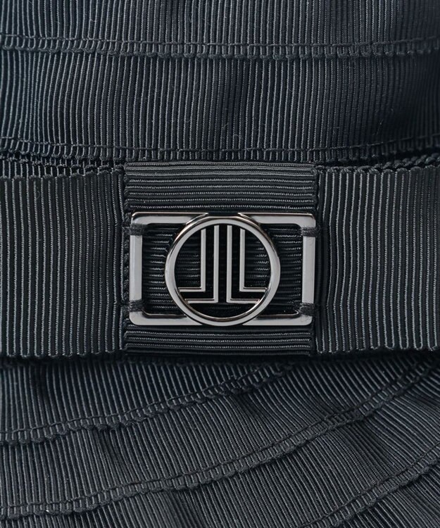 AURORA 【 LANVIN en Bleu （ランバン オン ブルー）】グログランブレードジョッキーキャップ ブラック