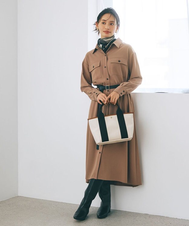 TOPKAPI 【Breath TOPKAPI】SCOTCH GRAIN スコッチグレイン シンプル トートバッグ クリーム