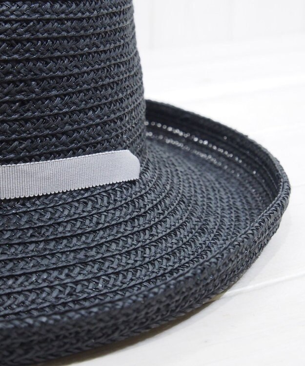 石田製帽 ペーパーブレード 3WAY ソフトセーラハット(汚れ防止テープ付き）〈折り畳めるサイズ調整可〉 ブラック