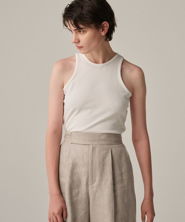 uncrave コットンミラノ アメスリ トップス（uncrave WHITE） オフ