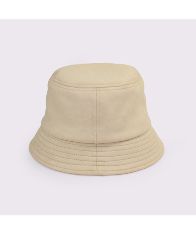 ATRENA リトルブラッシュ スエード調バケット アイボリー