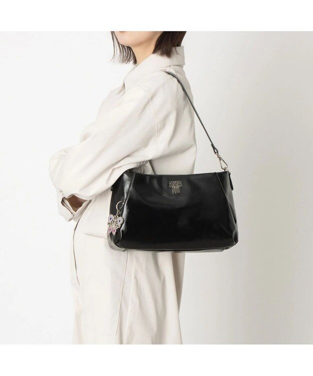 ANNA SUI ルーチェ 2wayショルダーバッグ クロ